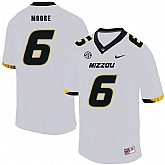 Missouri Tigers 6 J'Mon Moore White Nike College Football Jersey Dzhi
